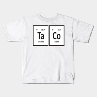 Taco | Periodic Table Kids T-Shirt